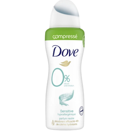 Déodorant compressé Invisible Dry Dove Sans parfum Dove 100 ml